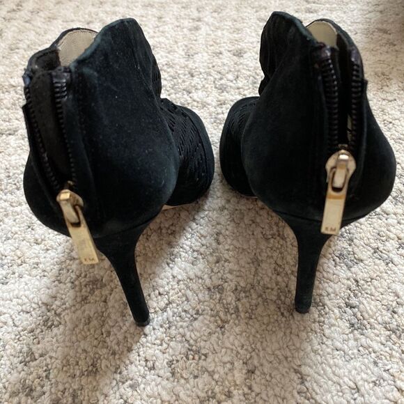 🧡 Karen Millen Open Toe Booties Size 38 - Picture 3 of 7